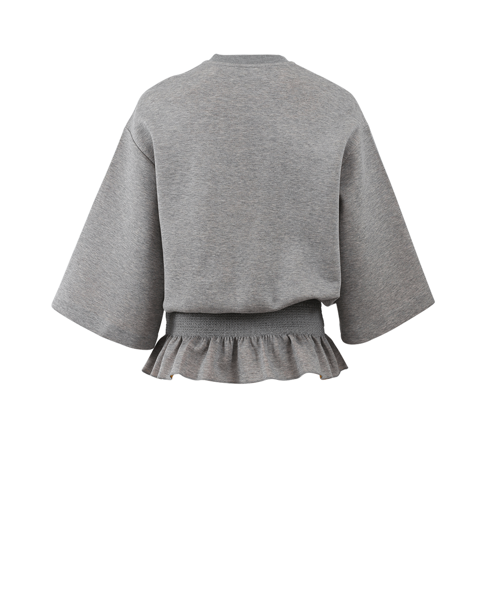 STELLA MCCARTNEY-Elastic Waist Sweatshirt-