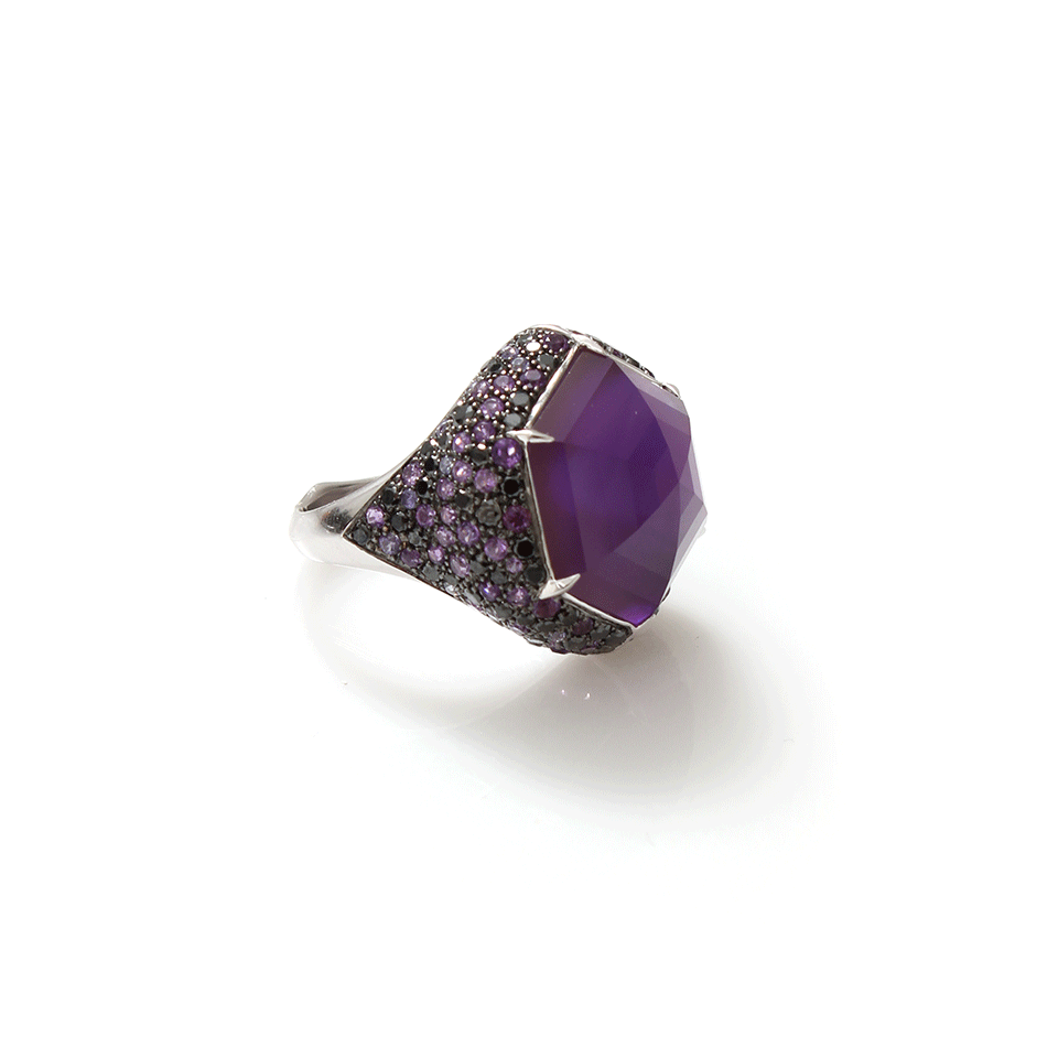 STEPHEN WEBSTER-Amethyst Ring-WHITE GOLD