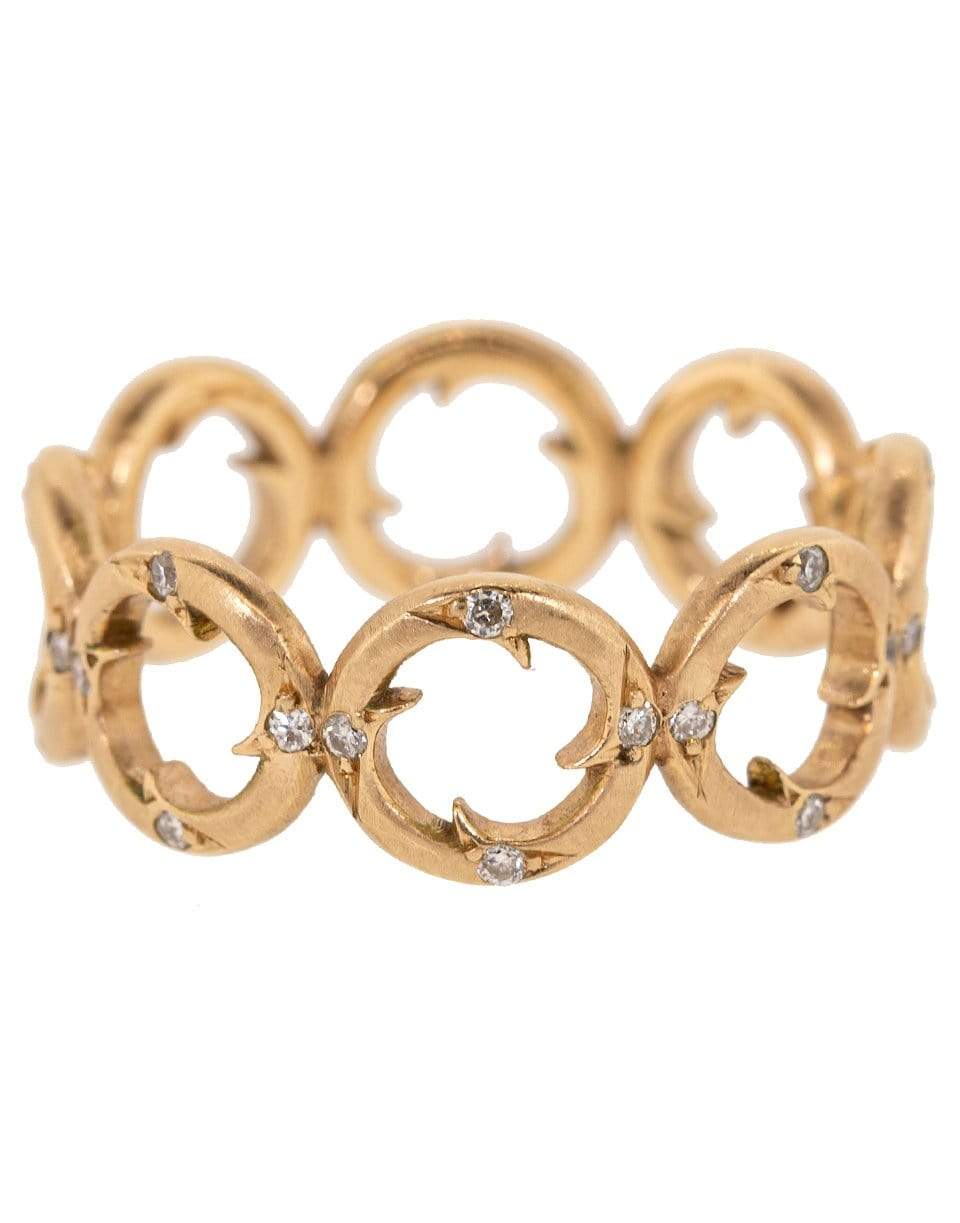 SYLVA & CIE-Small Thorn Diamond Band-ROSE GOLD