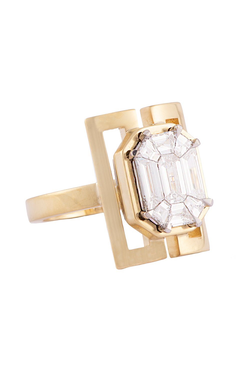 SYLVA & CIE-Mosaic Diamond Ring-YELLOW GOLD