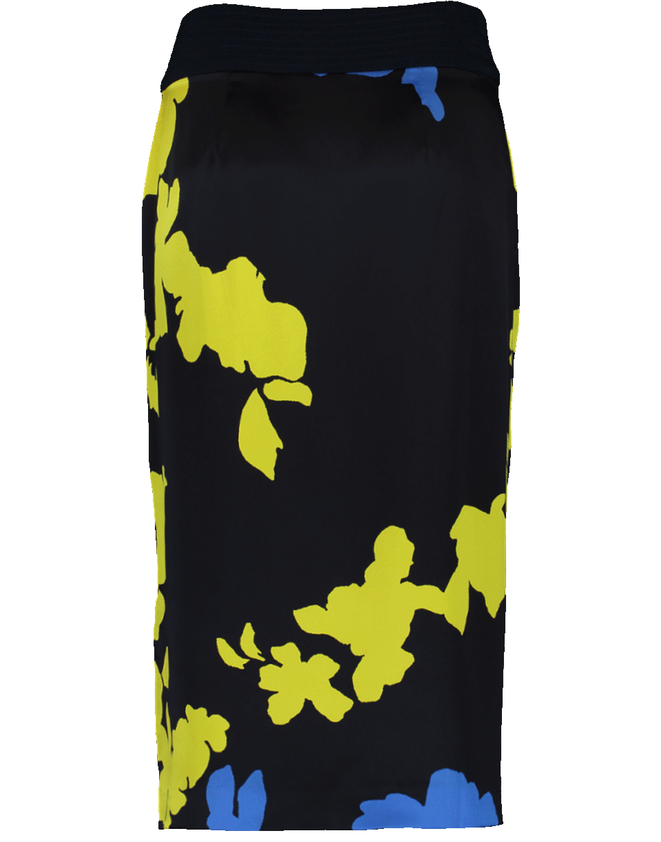 TANYA TAYLOR-Camo Print Satin Samra Skirt-