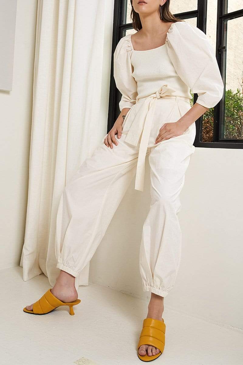 TANYA TAYLOR-Leila Knit Top - Sea Salt-
