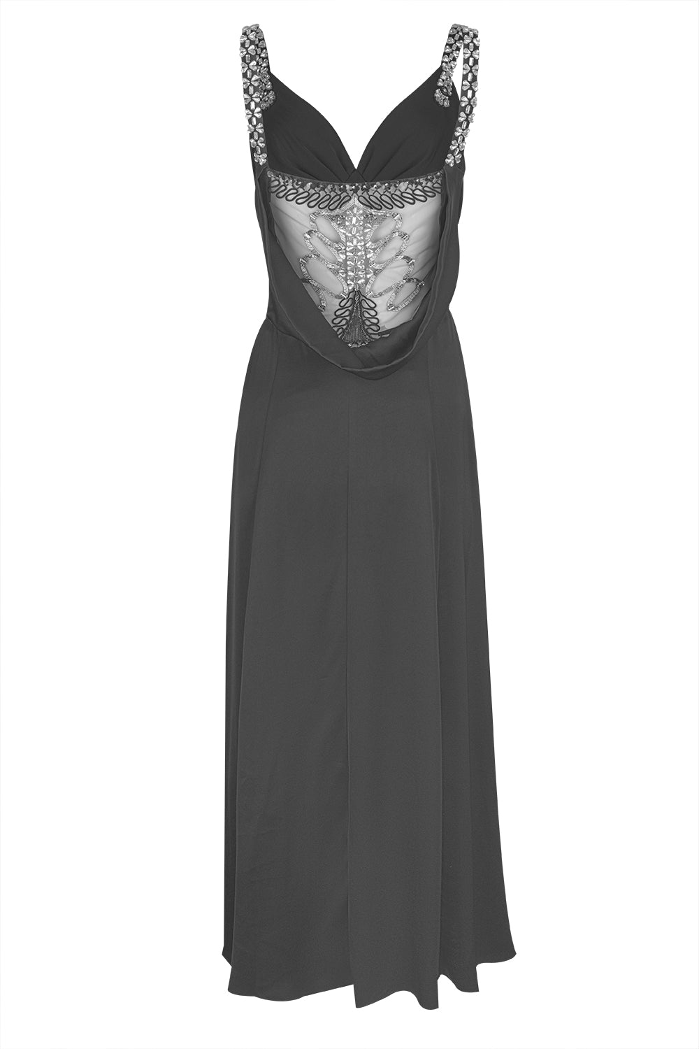 Sofia Midi Dress-BLACK-2-CLOTHINGDRESSCOCKTAIL-TEMPERLEY LONDON