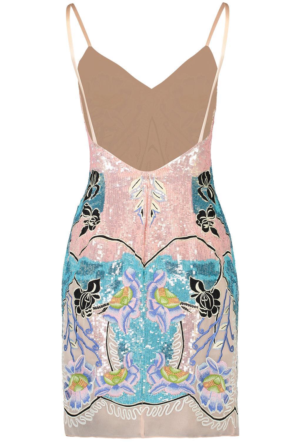 Gracia Mini Dress-ROSEWATR-2-CLOTHINGDRESSCOCKTAIL-TEMPERLEY LONDON