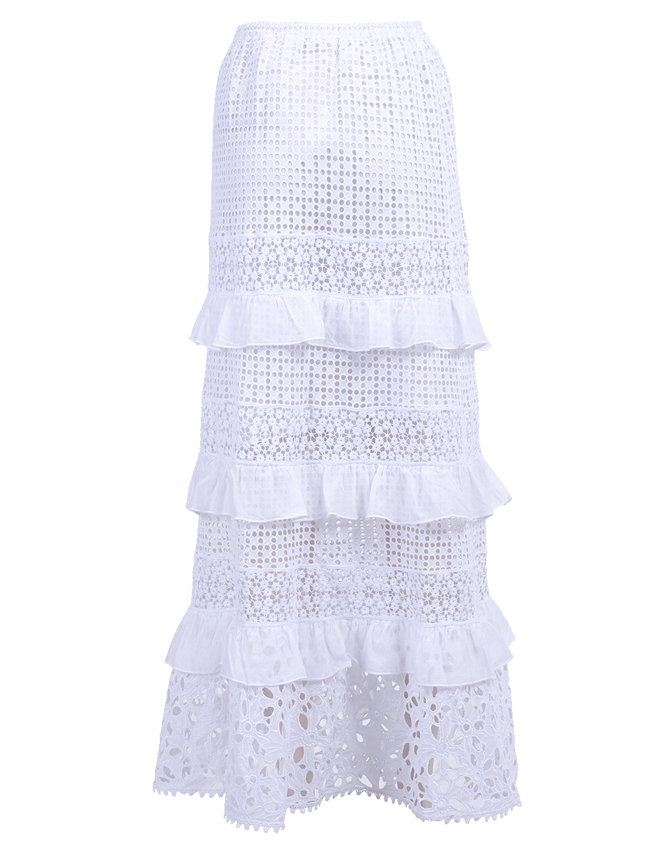 TEMPTATION POSITANO-Long Ruffle Cesena Skirt-