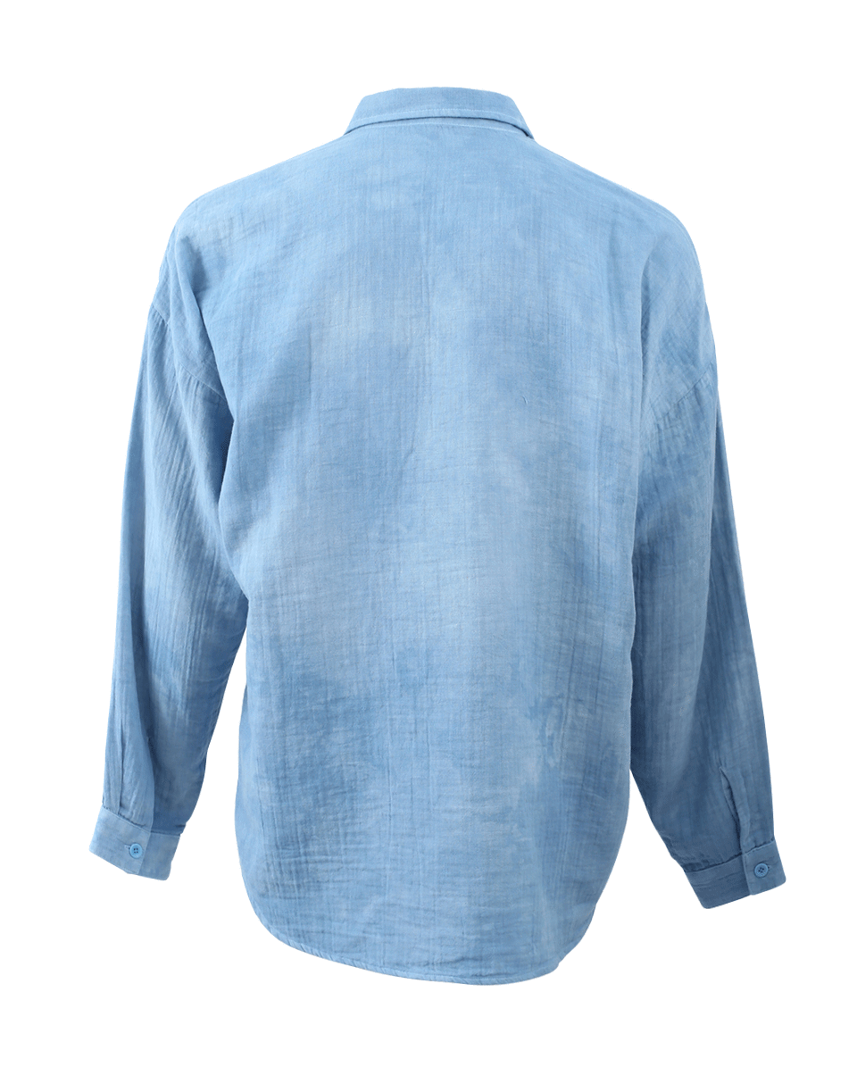 THE ELDER STATESMAN-Guaze Pocket Shirt-