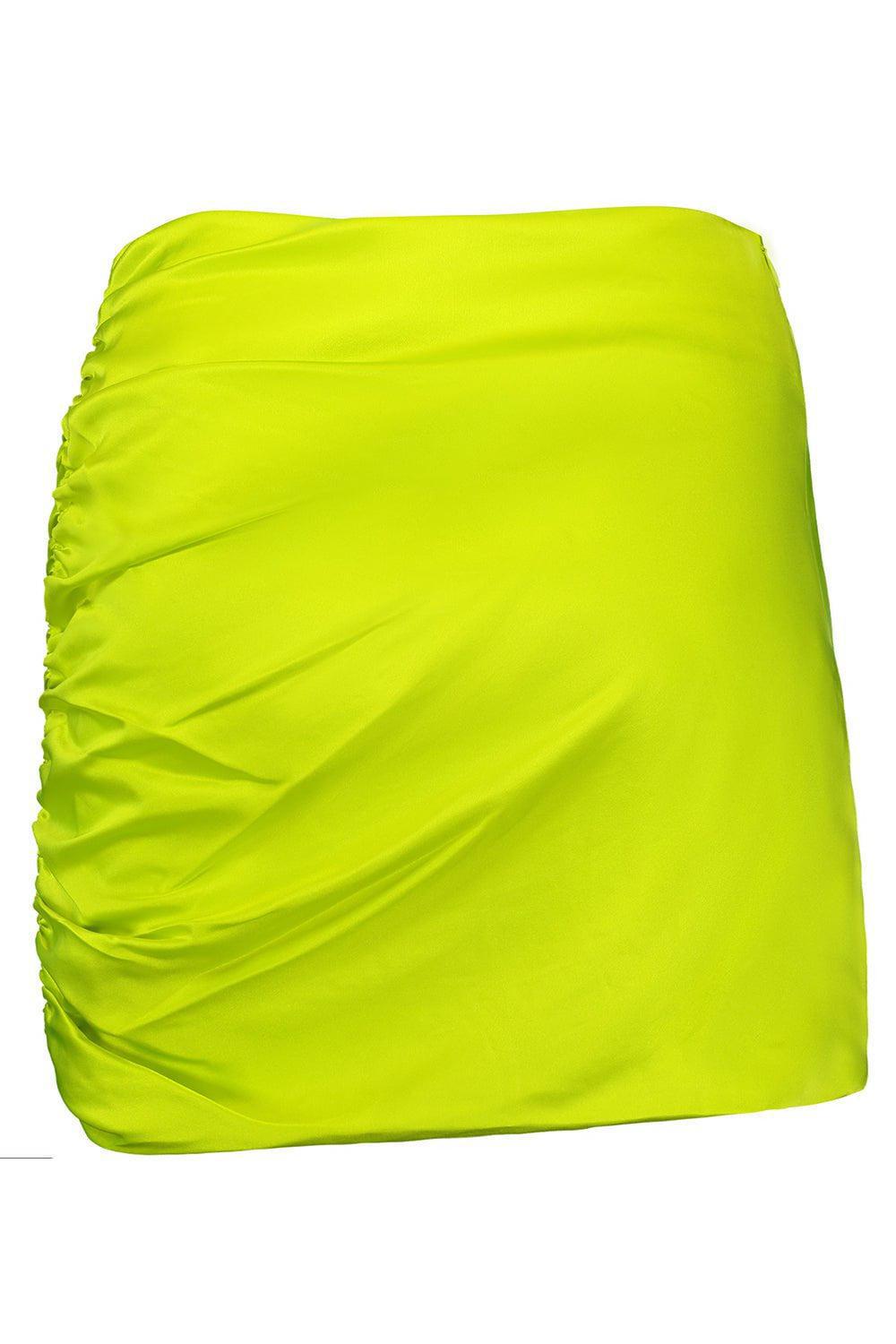 THE SEI-Ruched Mini Skirt-