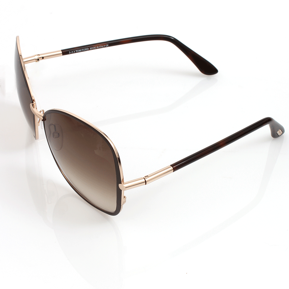 TOM FORD-Solange Metal Sunglasses-