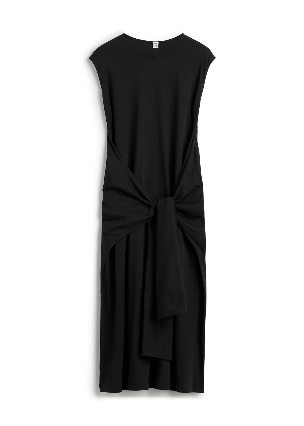 Tie-Waist Dress - Black