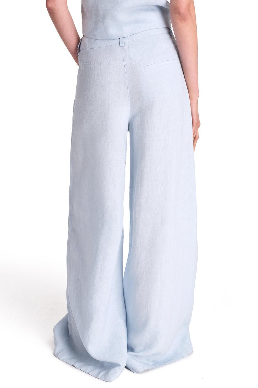 Dee's Washed Linen Trouser-ICE MELT-2-CLOTHINGPANTWIDE LEG-TWP