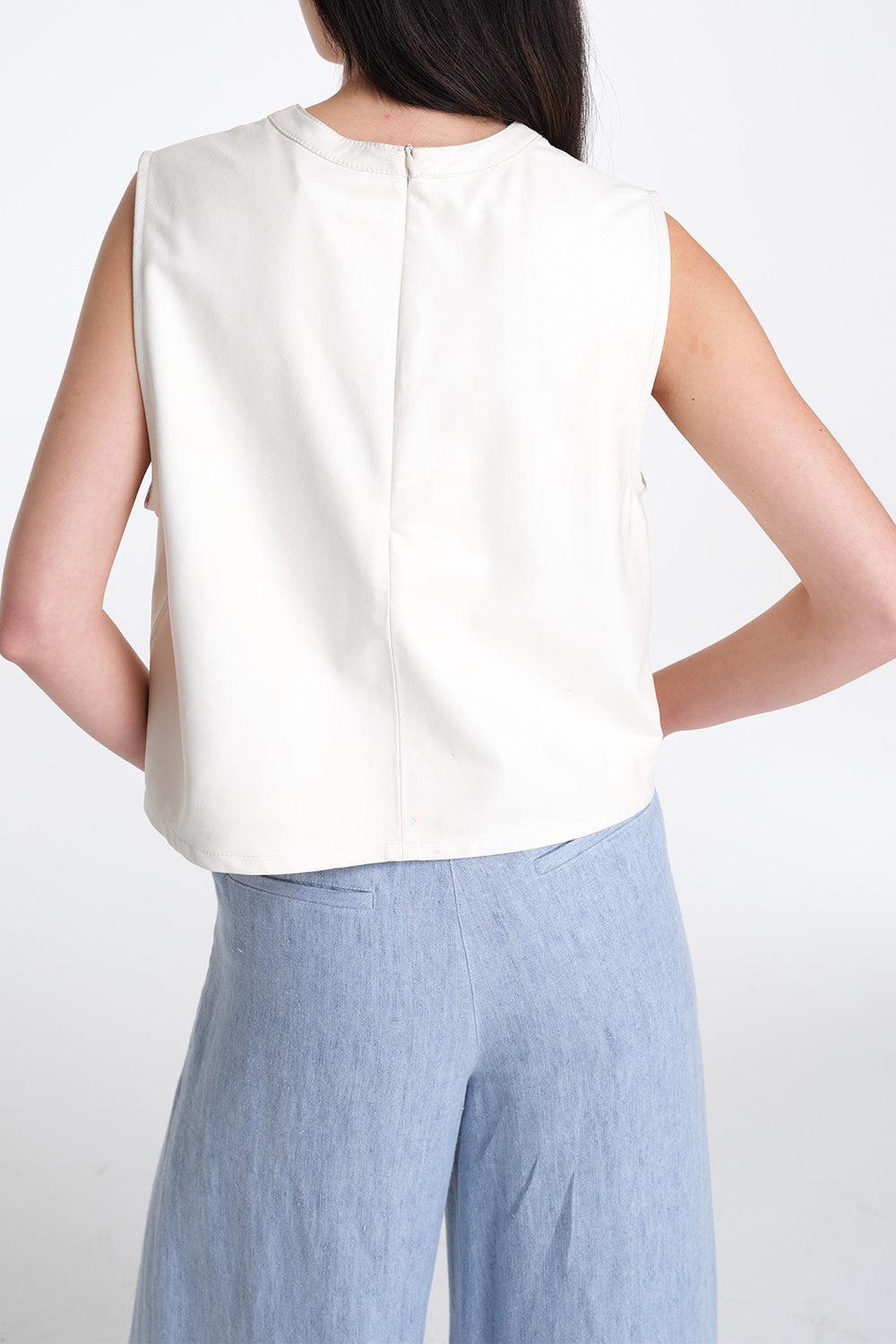 Cropped Muscle Tank-BONE-XS-CLOTHINGTOPTANK-TWP