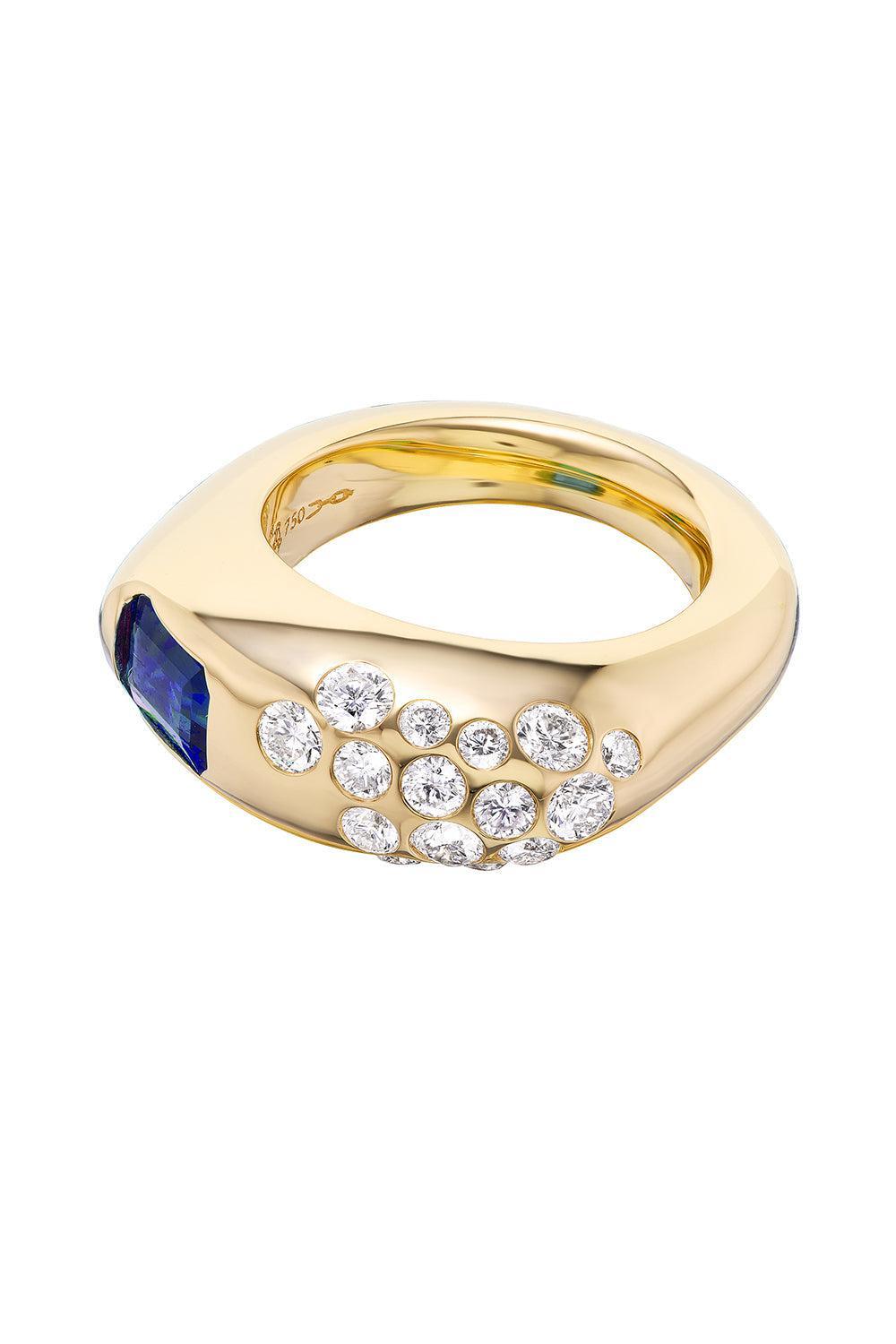 Blue Sapphire Dowry Ring-YELLOW GOLD-7-JEWELRYFINE JEWELRING-UNIFORM OBJECT