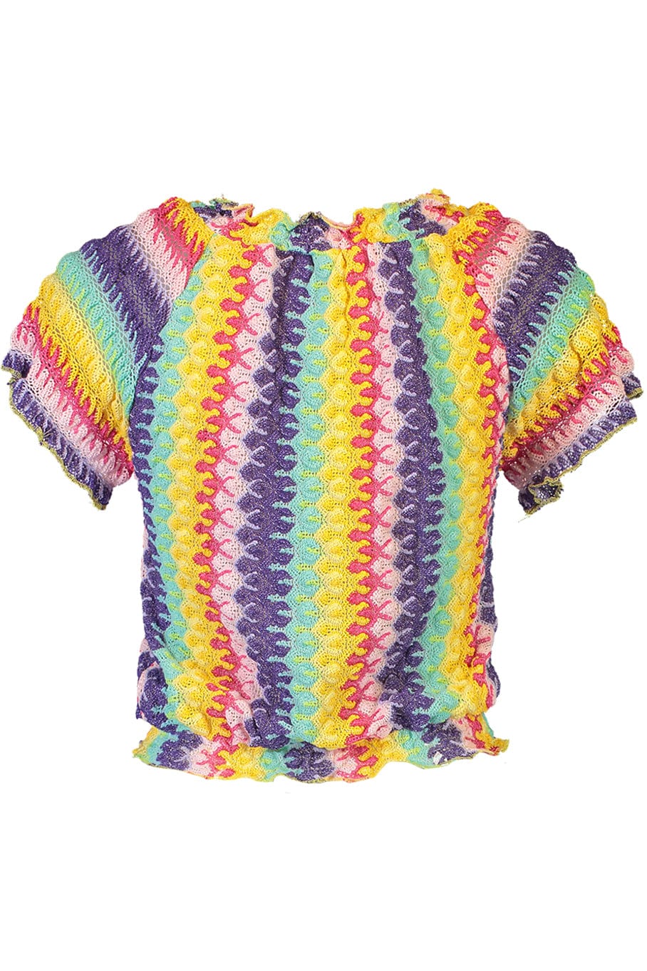 VALERIE KHALFON-Opio Off Shoulder Crochet Top-