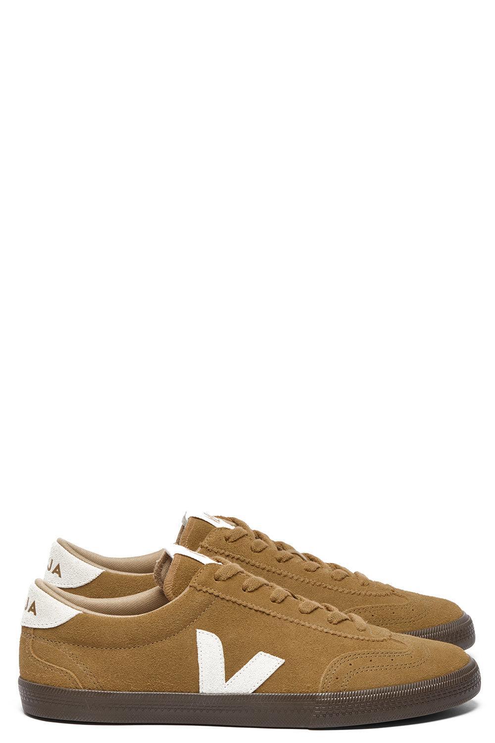 Veja Volley Sneaker in White & Natural Veja Volley Sneaker in White & Natural