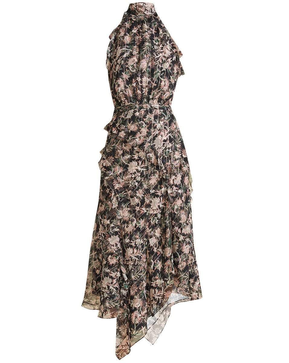 chinese dress ladies Kailey Floral-Print Midi Dress