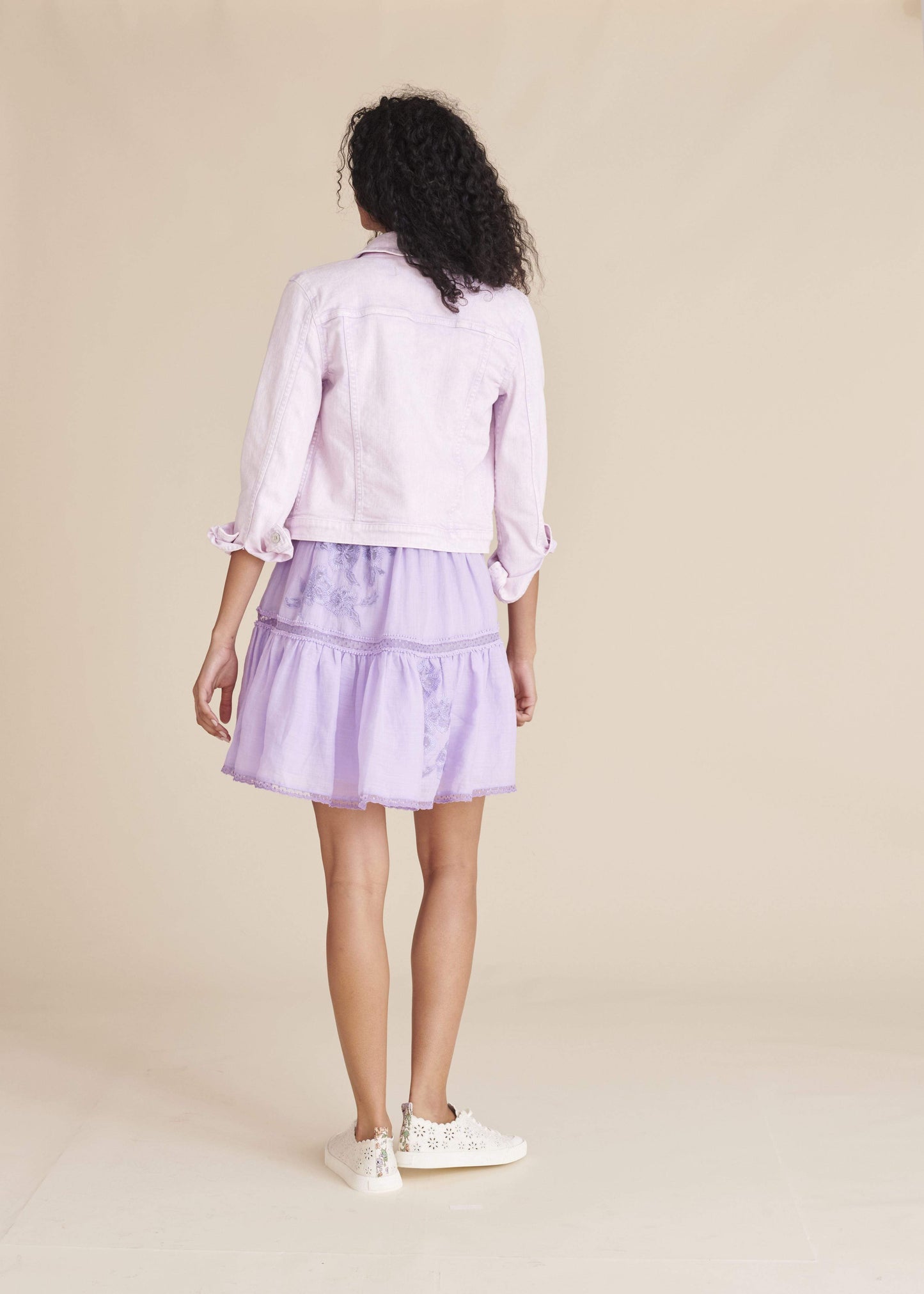 VERONICA BEARD-Cara Jean Jacket - Lavender-