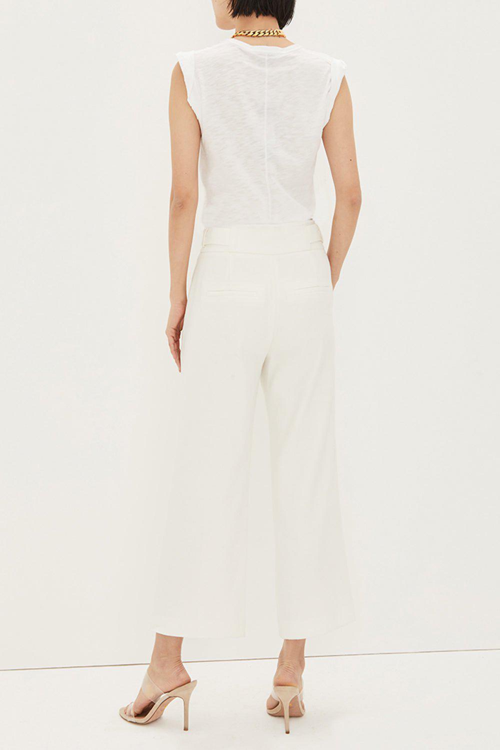 VERONICA BEARD-Aubrie Pant - White-
