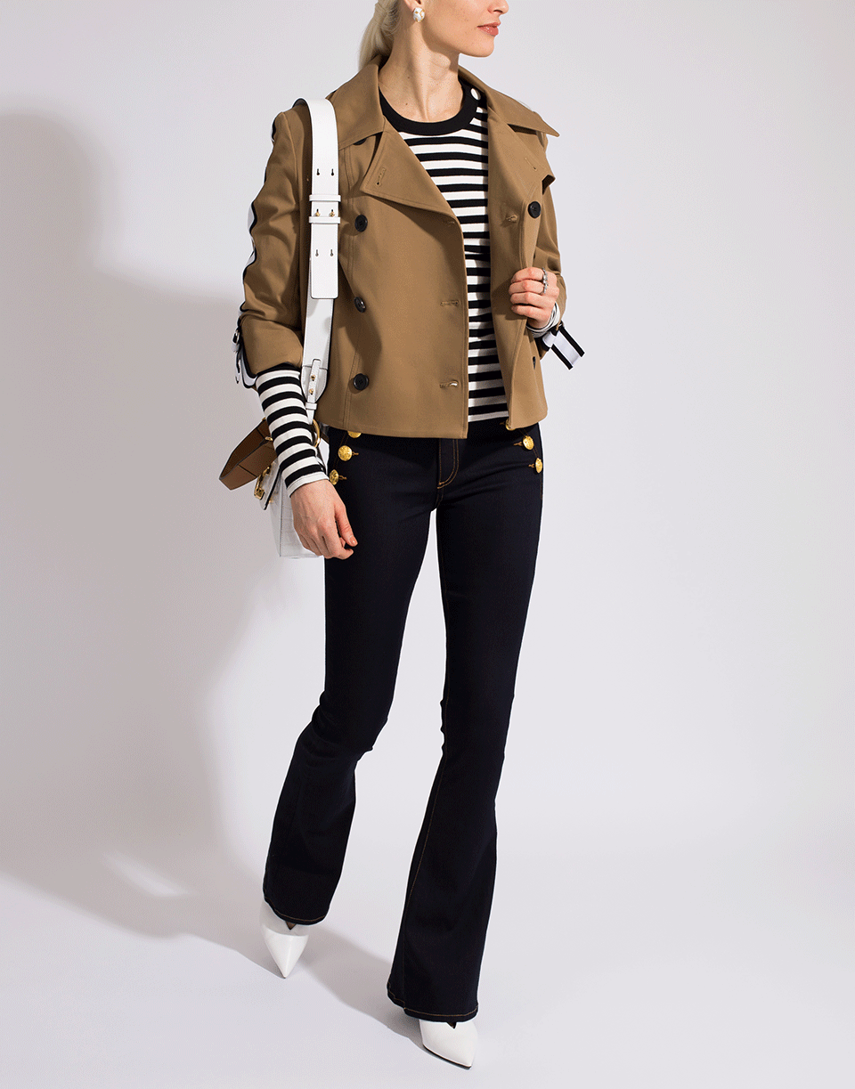 VERONICA BEARD-Dalida Double Skinny Flare Denim-