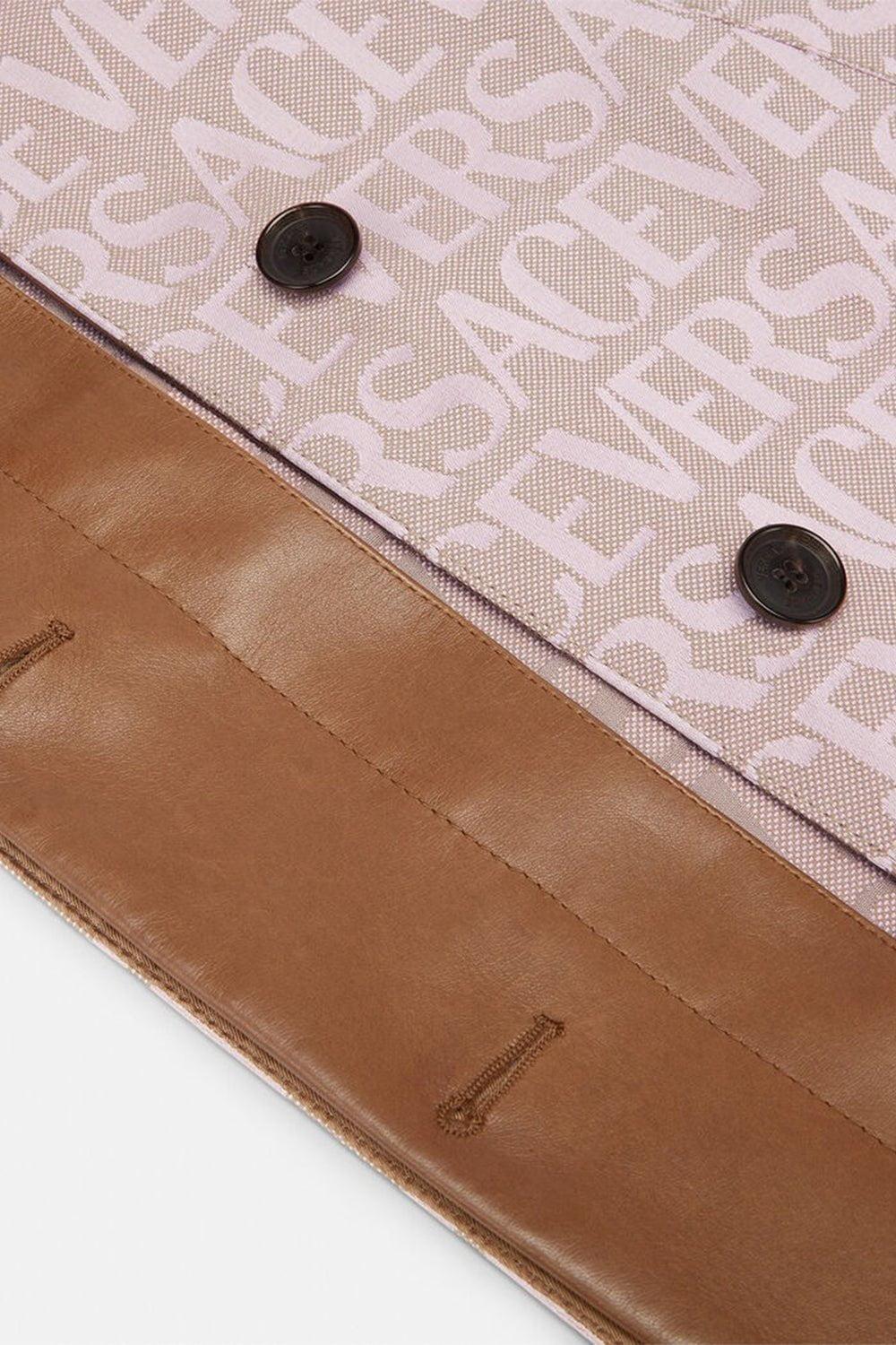 VERSACE-Bicolor Logo Trench Coat-