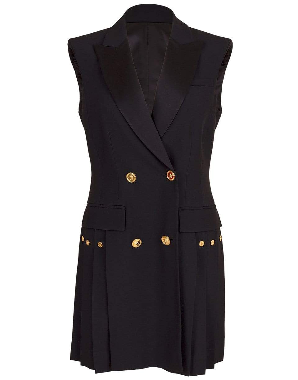 versace pleated dress Versace Plisse Mini Dress in Green