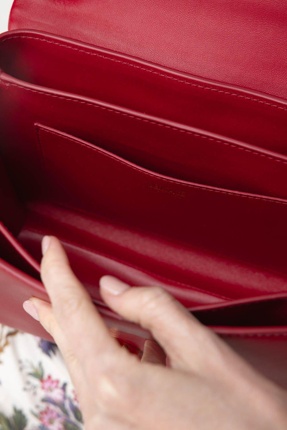 VERSACE-Shoulder Bag - Lipstick Red-LIPSTKRD