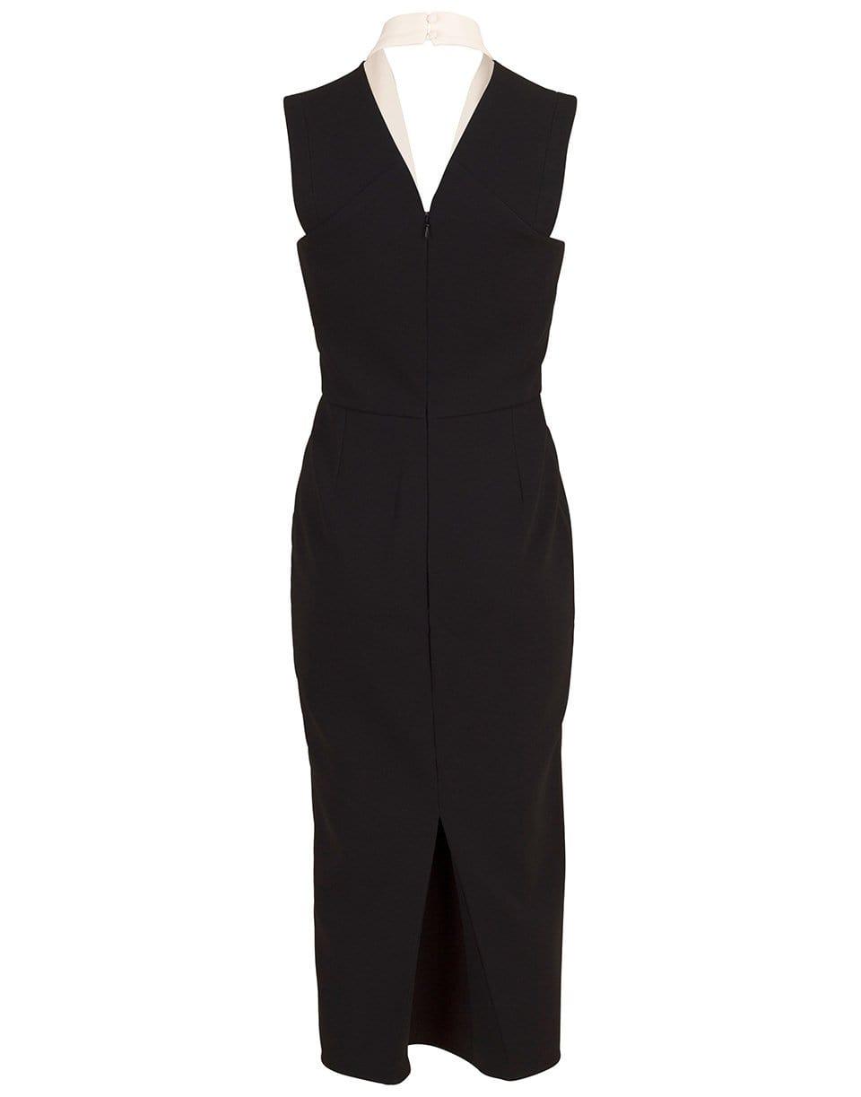VICTORIA BECKHAM-Tuxedo Fitted Dress-