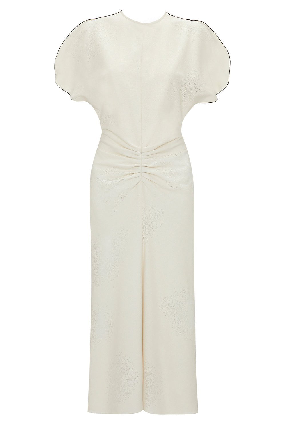Gathered Waist Midi Dress - Cream | VICTORIA BECKHAM Marissa Collections Gathered Waist Midi Dress - Cream | VICTORIA BECKHAM Marissa Collections