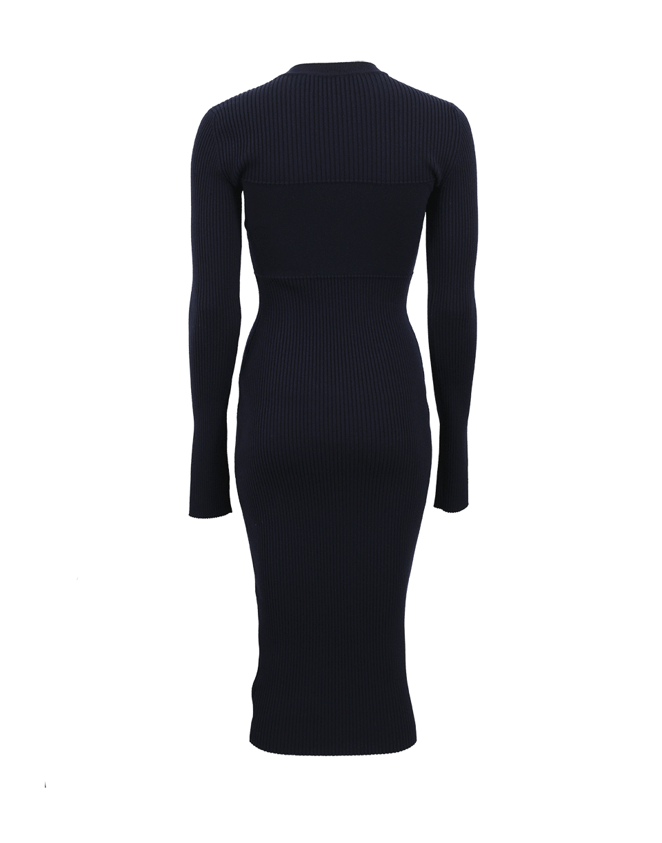 VICTORIA BECKHAM-Ribbed Bandeau Top Dress-