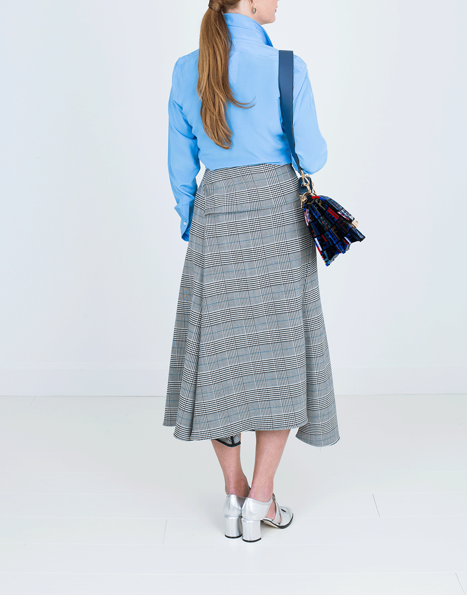 VICTORIA BECKHAM-Diagonal Placket Shirting-