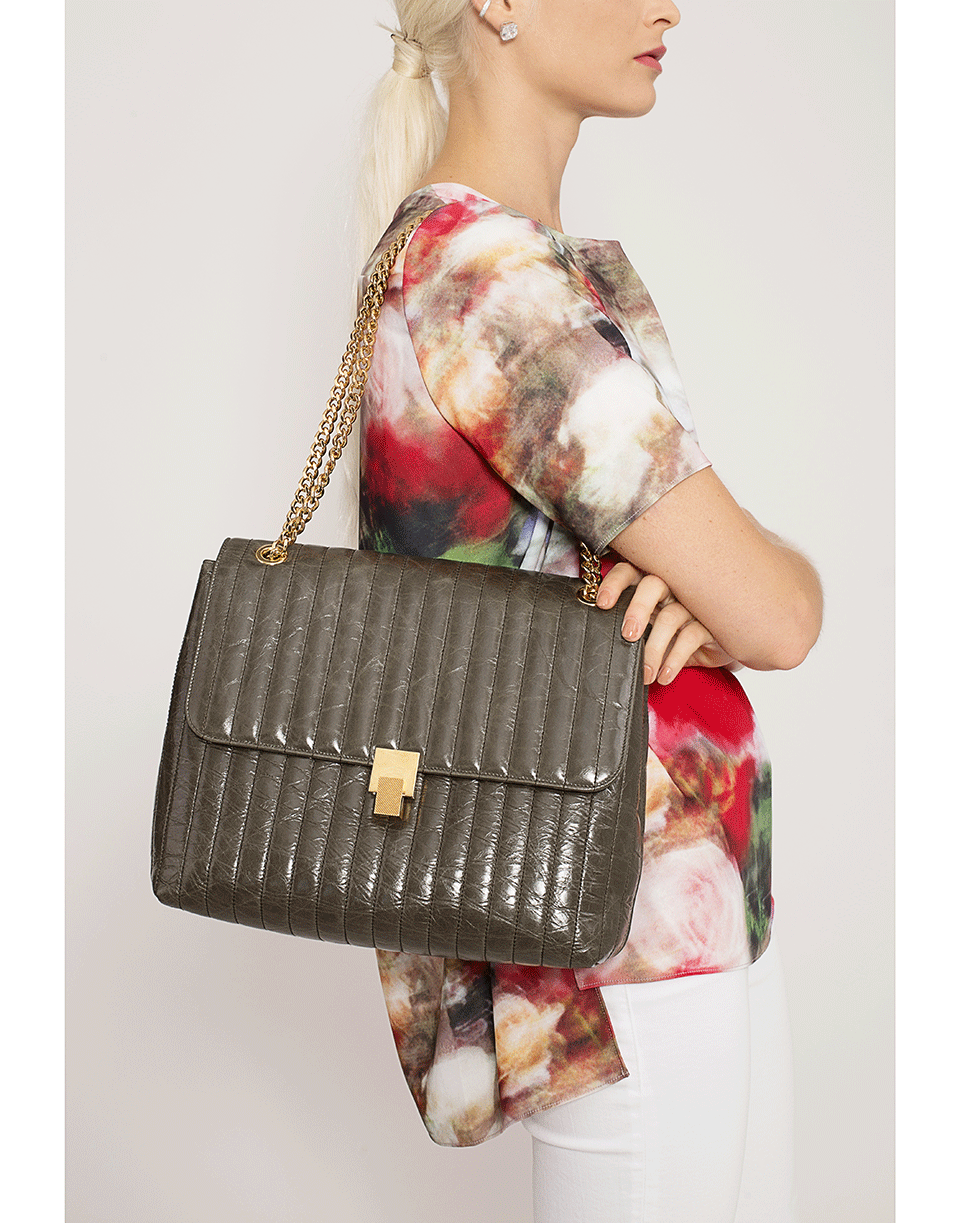 VICTORIA BECKHAM-Quinton Bag-KHAKI