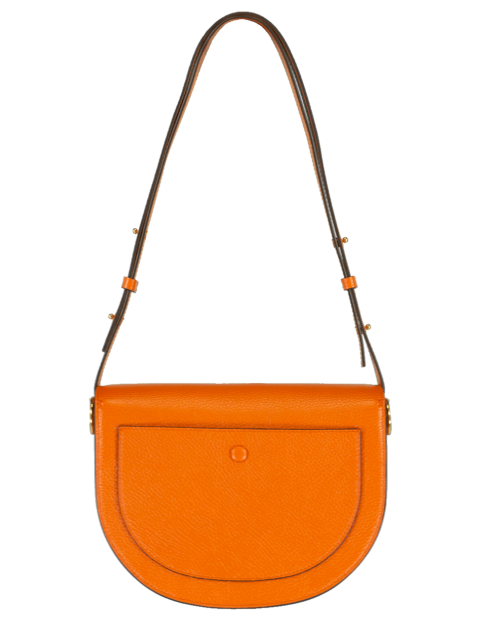 VICTORIA BECKHAM-Half Moon Box Bag-ORANGE