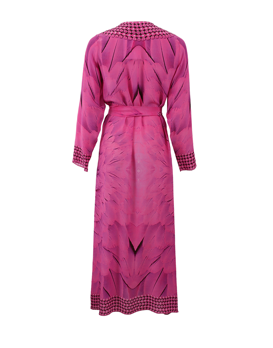 VICTORIA LUXURY SILK-Angel Long Cardigan-PINK