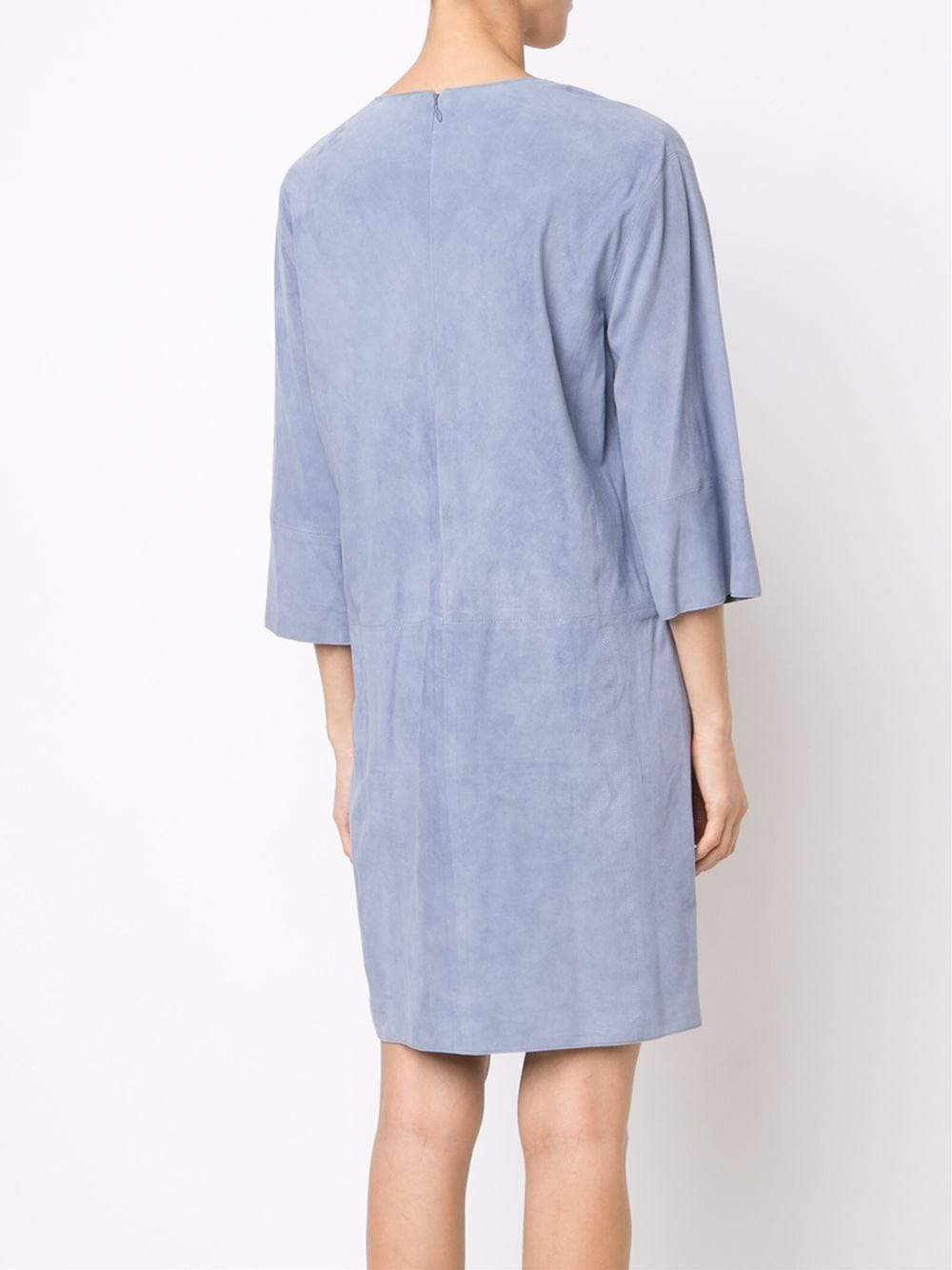 VINCE-Suede Shift Dress-