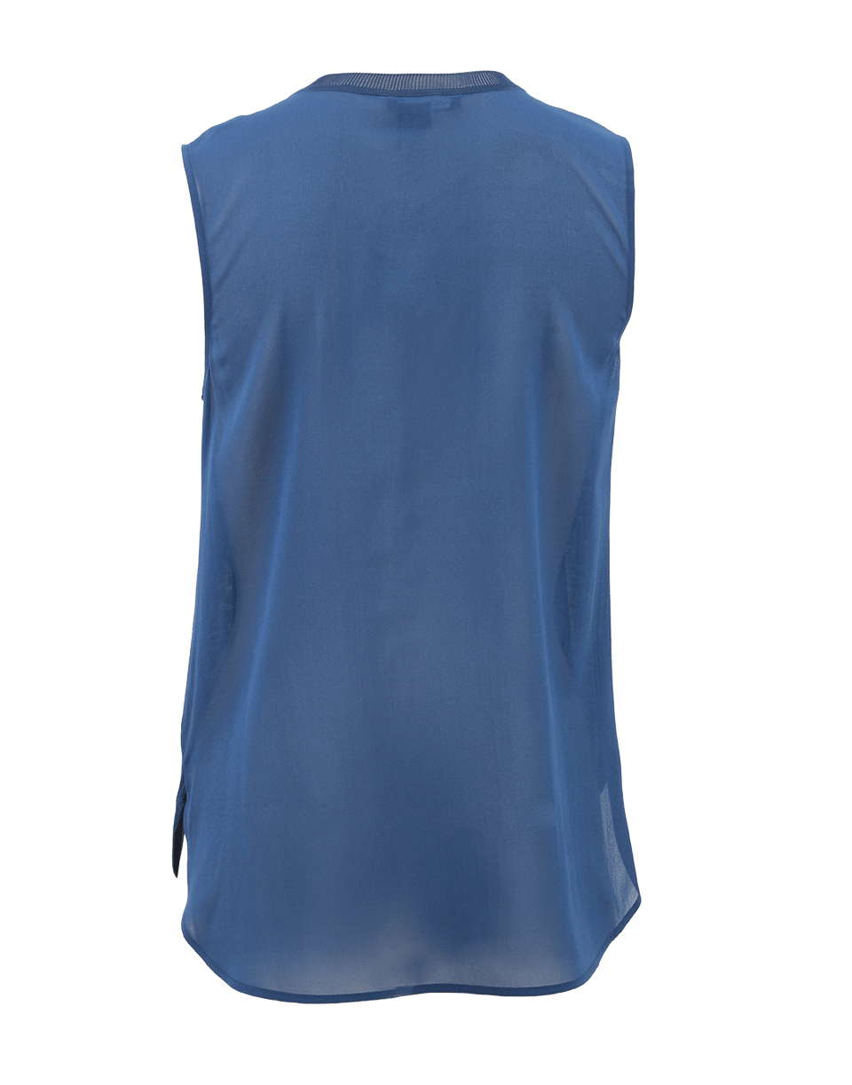 VINCE-Graphic Mixed Media Tee-