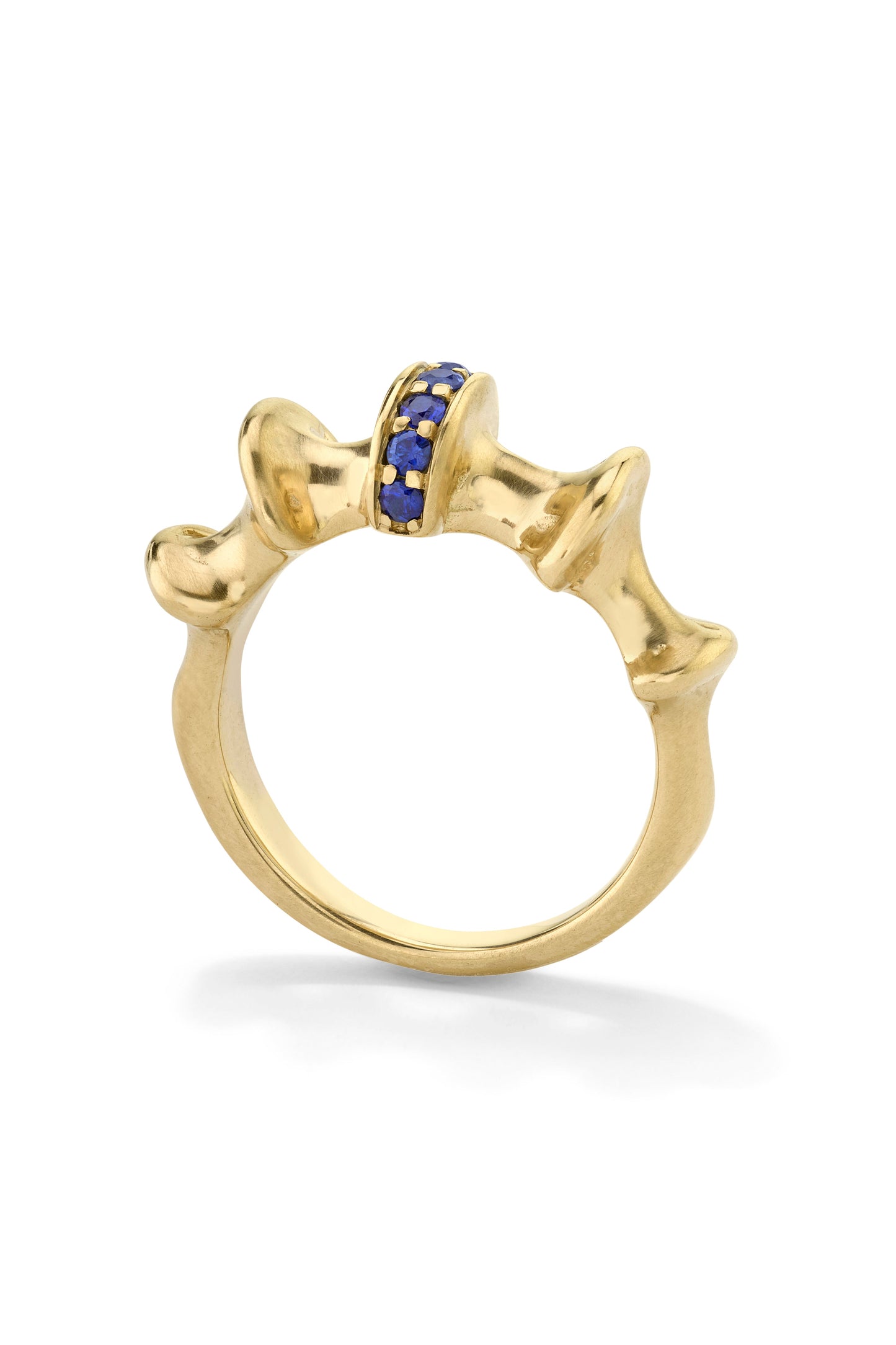 VRAM-Chrona Blue Sapphire Ring-YELLOW GOLD