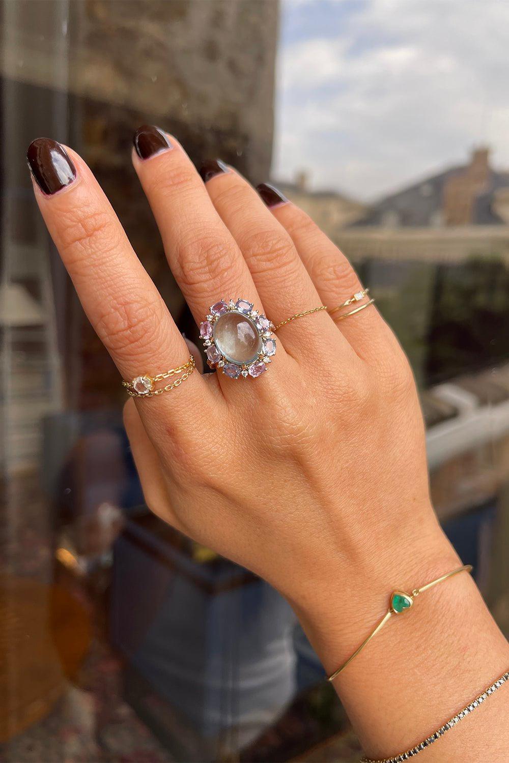 YI COLLECTION-Anastasia Ring-WHITE GOLD