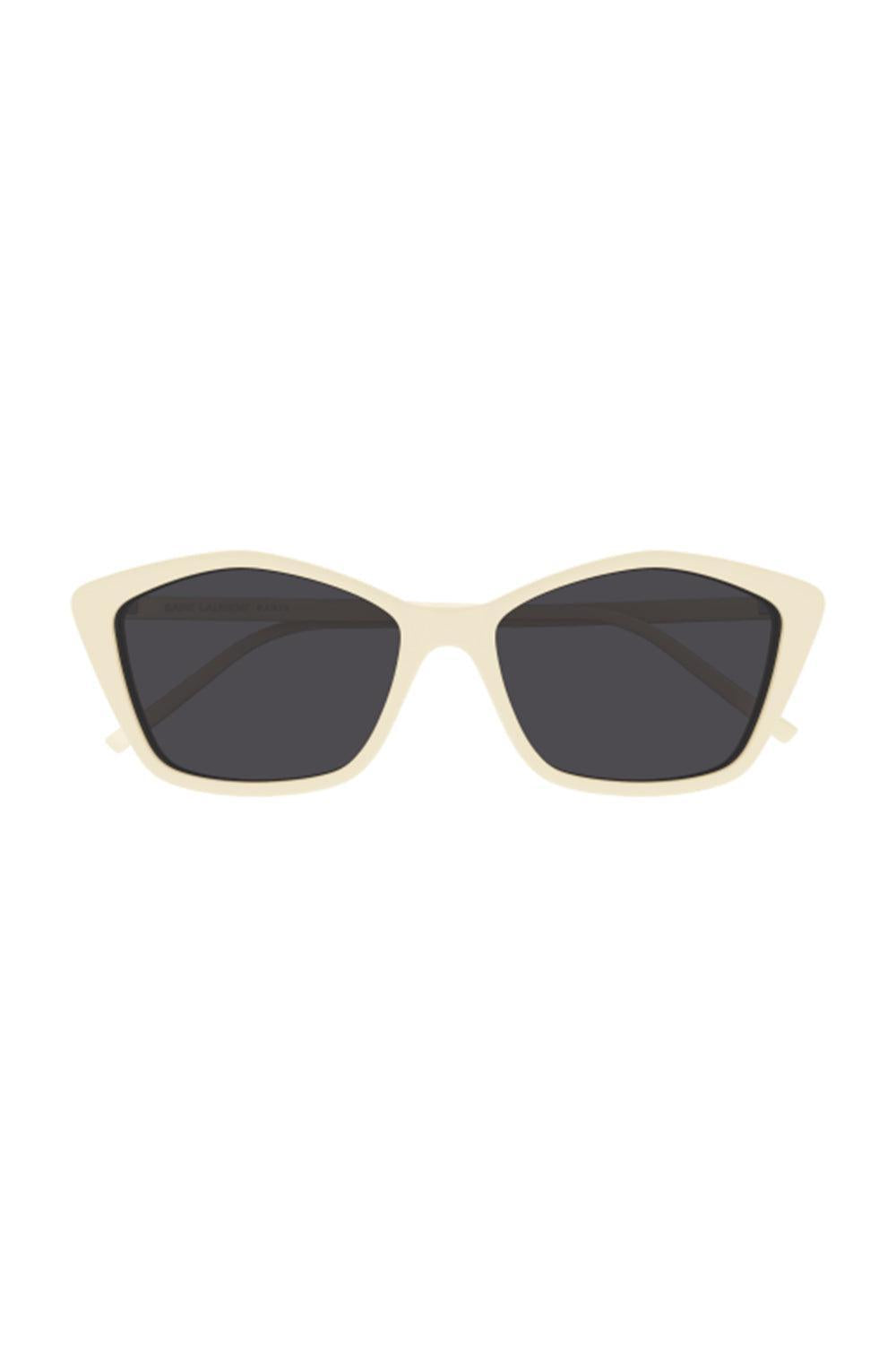Rectangle Sunglasses - Ivory Black | SAINT LAURENT – Marissa  display picture 3