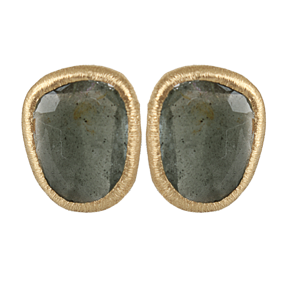 YVEL-Aquamarine Earrings-YLW GOLD