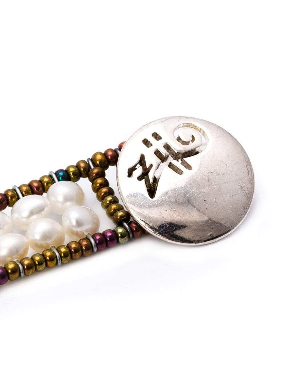 ZIIO-Armonia Small Multi-Beaded Bracelet-BLK/PRL