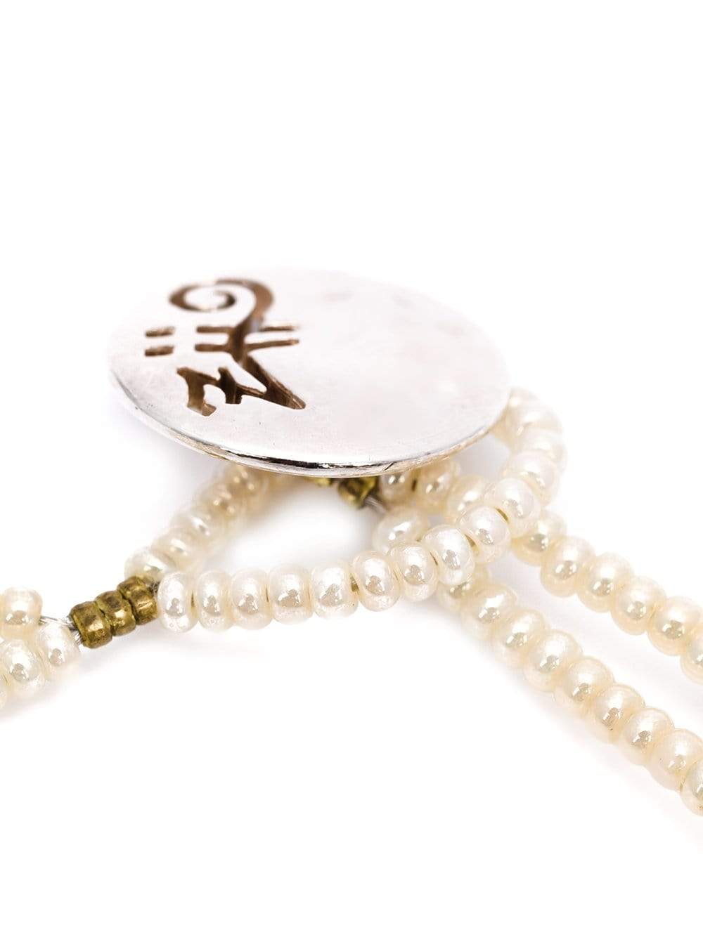 ZIIO-Nil Nacre Multi-Stone Pearl Necklace-WHITE