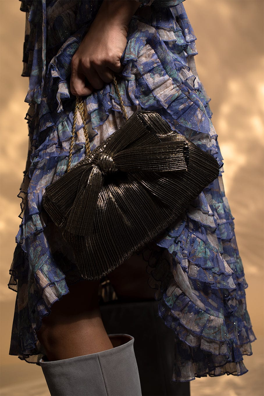 ZIMMERMANN-Cosmic Midi Scallop Dress-