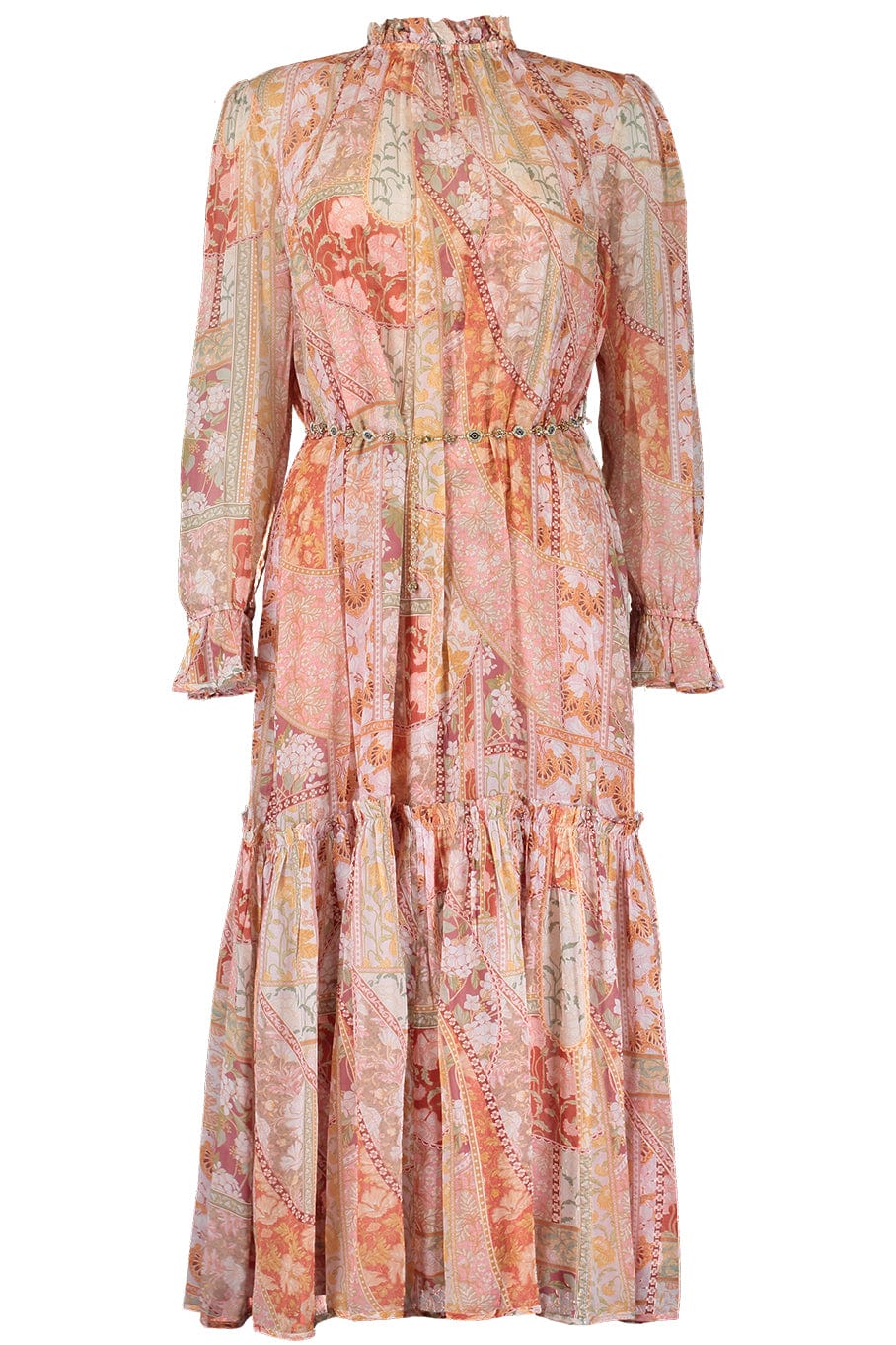 Kaleidoscope Tubular Midi Dress
