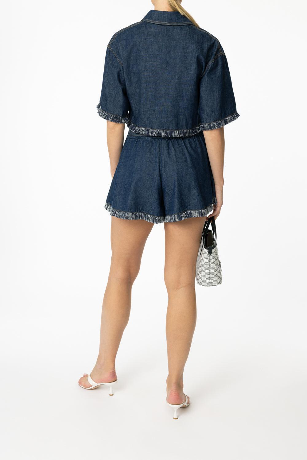 Rhiannon Fringe Short-ATLANTIC-0-CLOTHINGPANTSHORT-ZIMMERMANN