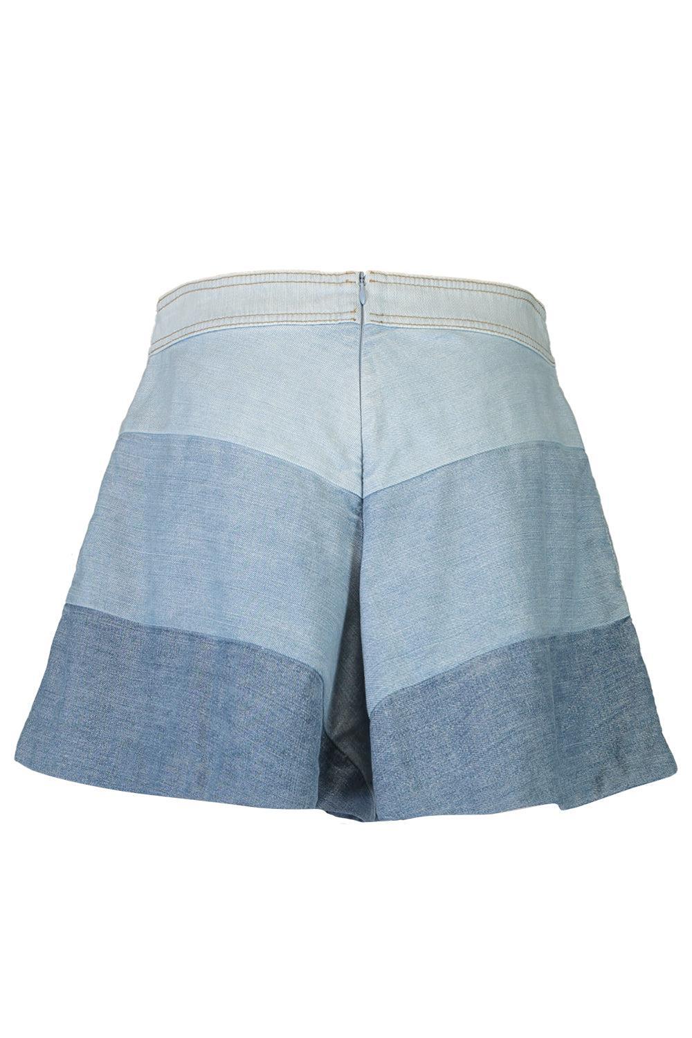 Tallow Shorts-CHEVRON-0-CLOTHINGPANTSHORT-ZIMMERMANN