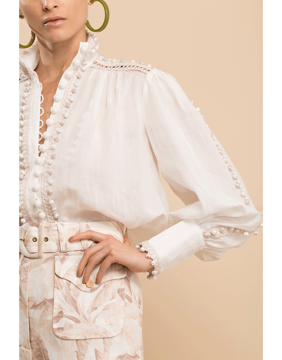 ZIMMERMANN-Super Eight Corded Blouse-