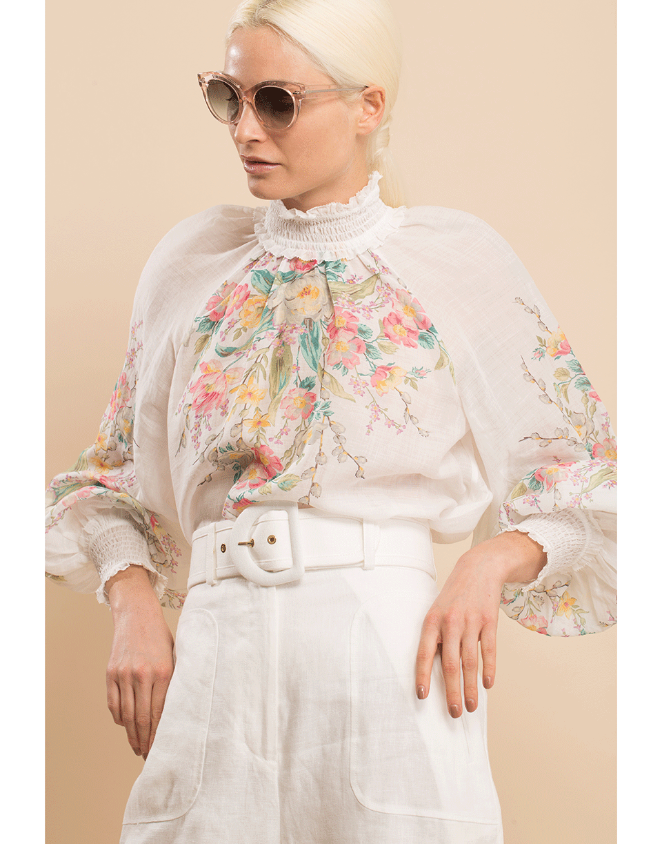 ZIMMERMANN-Zinnia Shirred Top-
