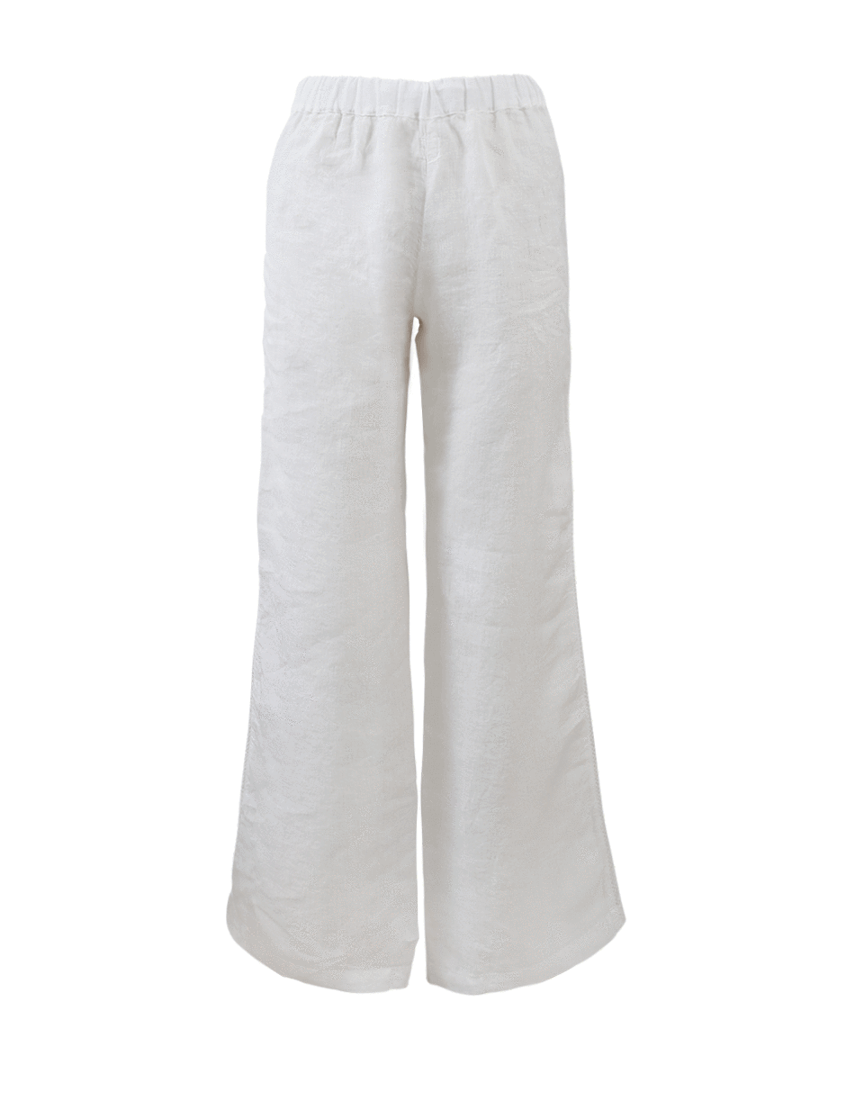 Lace Side Pull On Pant CLOTHINGPANTWIDE LEG 120% LINO   
