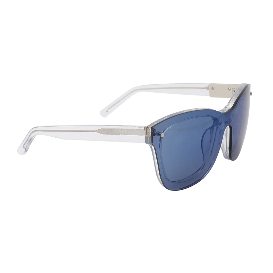 3.1 PHILLIP LIM-Chunky Angle D-Frame Sunglasses-BLU/CLR