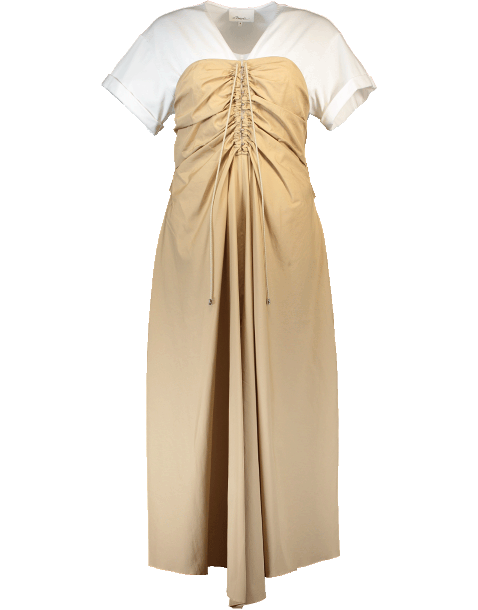 3.1 PHILLIP LIM-Gathered Front Dress-