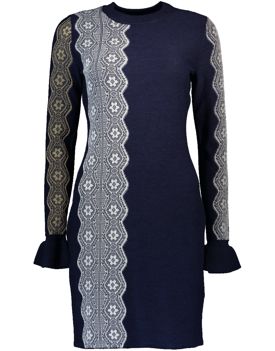 3.1 PHILLIP LIM-Merino Intarsia Lace Dress-